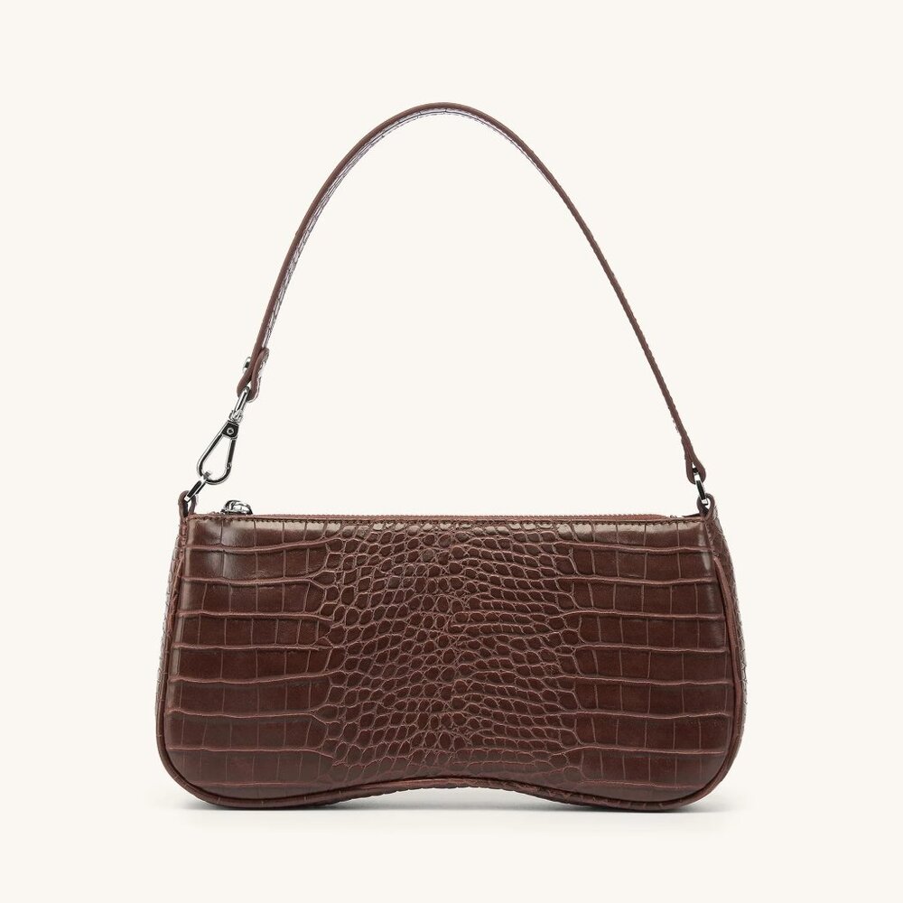 JW PEI | Eva Shoulder Bag | Brown Croc